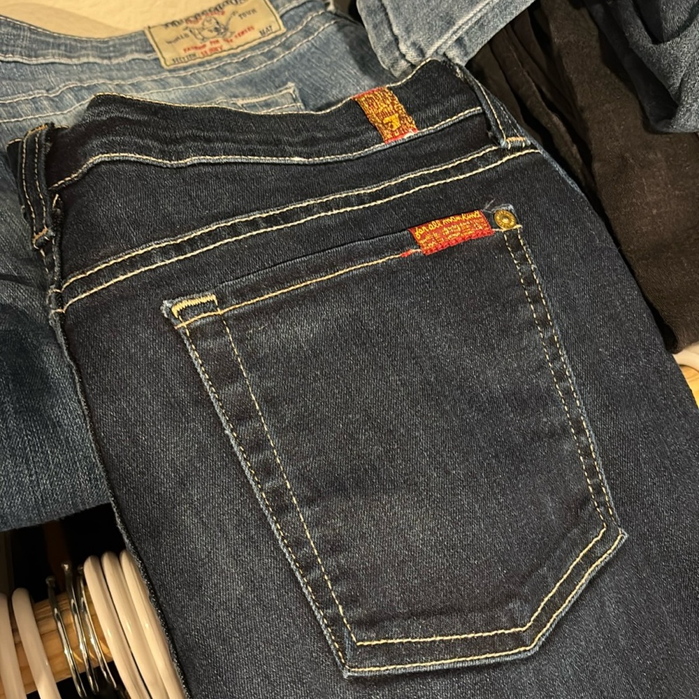 7 for all man kind dark wash jean